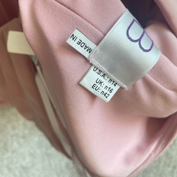 JASMINE BRIDESMAIDS NWT bridesmaid jumpsuit gardenia pink mauve lace chiffon - Picture 14 of 14